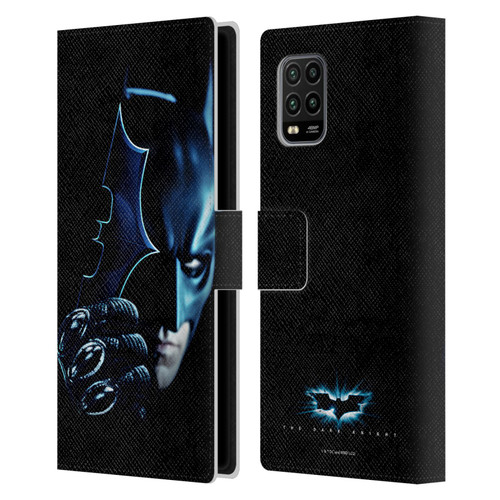 The Dark Knight Key Art Batman Batarang Leather Book Wallet Case Cover For Xiaomi Mi 10 Lite 5G