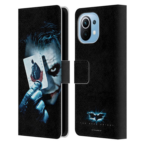 The Dark Knight Key Art Joker Card Leather Book Wallet Case Cover For Xiaomi Mi 11
