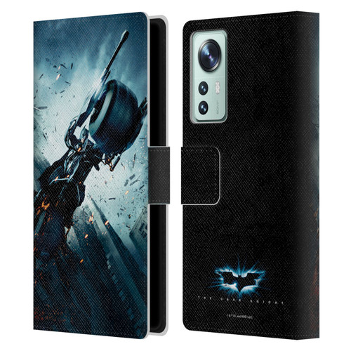 The Dark Knight Key Art Batman Batpod Leather Book Wallet Case Cover For Xiaomi 12