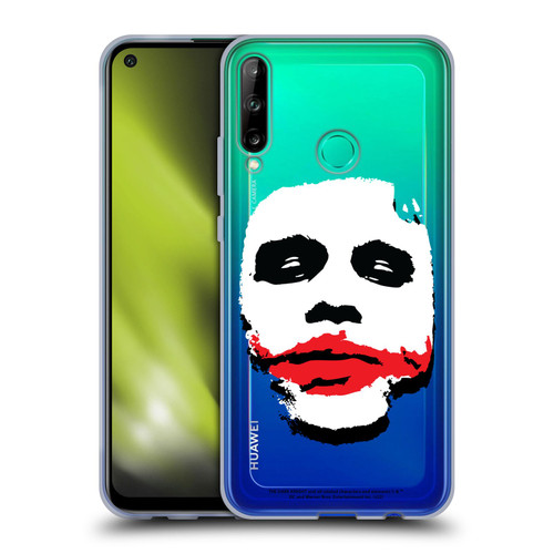 The Dark Knight Character Art Joker Face Soft Gel Case for Huawei P40 lite E