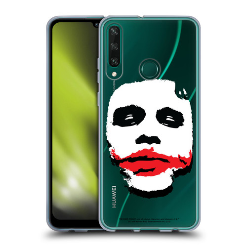 The Dark Knight Character Art Joker Face Soft Gel Case for Huawei Y6p