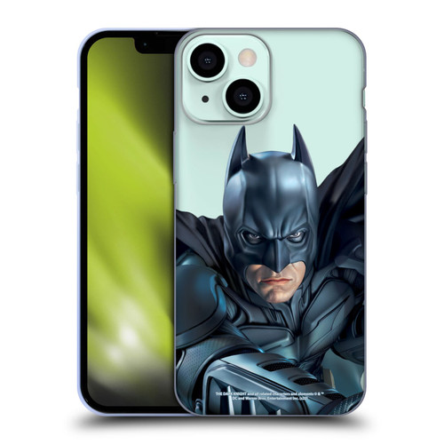 The Dark Knight Character Art Batman Soft Gel Case for Apple iPhone 13 Mini