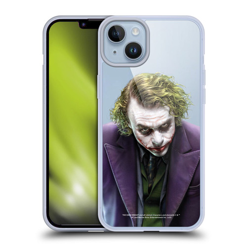 The Dark Knight Character Art Joker Soft Gel Case for Apple iPhone 14 Plus & MagSafe