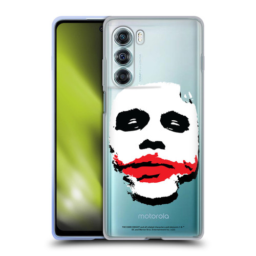 The Dark Knight Character Art Joker Face Soft Gel Case for Motorola Edge S30 / Moto G200 5G