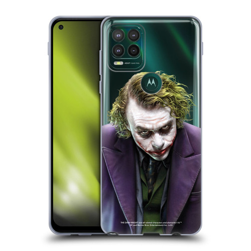 The Dark Knight Character Art Joker Soft Gel Case for Motorola Moto G Stylus 5G 2021