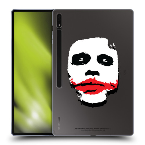 The Dark Knight Character Art Joker Face Soft Gel Case for Samsung Galaxy Tab S8 Ultra