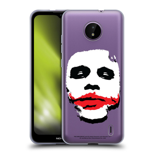 The Dark Knight Character Art Joker Face Soft Gel Case for Nokia C10 / C20