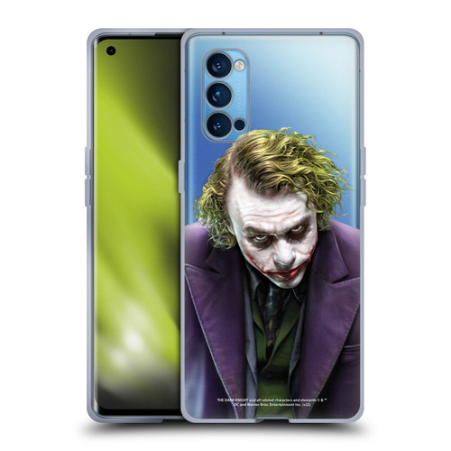 The Dark Knight Character Art Joker Soft Gel Case for OPPO Reno 4 Pro 5G