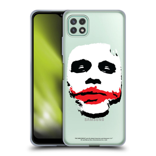 The Dark Knight Character Art Joker Face Soft Gel Case for Samsung Galaxy A22 5G / F42 5G (2021)