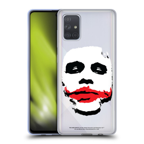 The Dark Knight Character Art Joker Face Soft Gel Case for Samsung Galaxy A71 (2019)