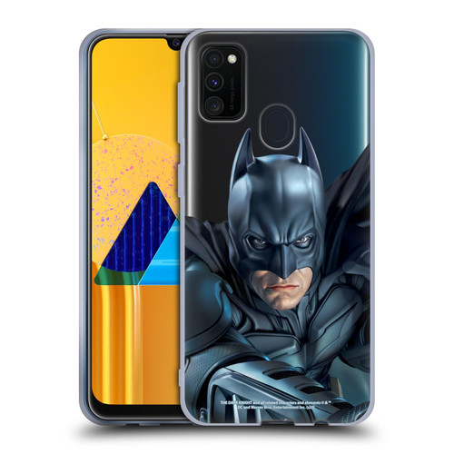 The Dark Knight Character Art Batman Soft Gel Case for Samsung Galaxy M30s (2019)/M21 (2020)