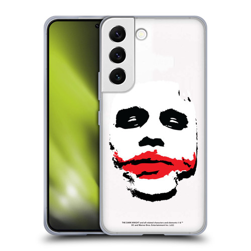 The Dark Knight Character Art Joker Face Soft Gel Case for Samsung Galaxy S22 5G