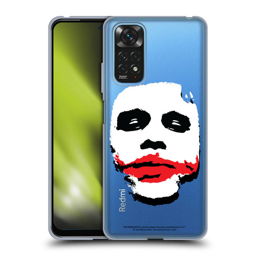 The Dark Knight Character Art Joker Face Soft Gel Case for Xiaomi Redmi Note 11 / Redmi Note 11S