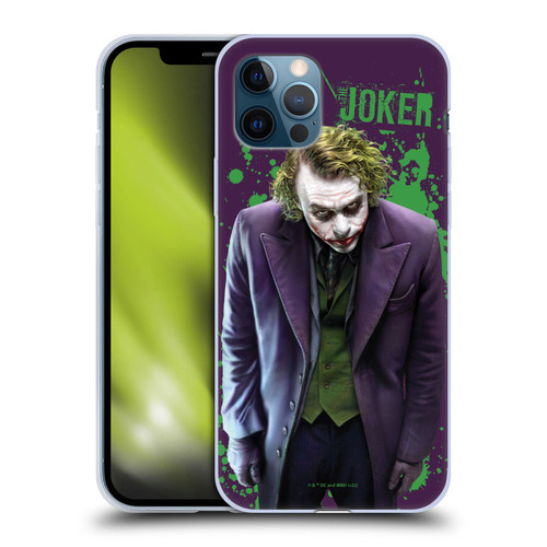 The Dark Knight Graphics Character Art Soft Gel Case for Apple iPhone 12 / iPhone 12 Pro