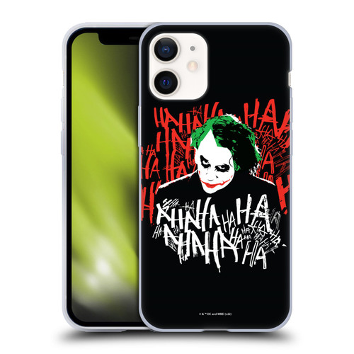 The Dark Knight Graphics Joker Laugh Soft Gel Case for Apple iPhone 12 Mini
