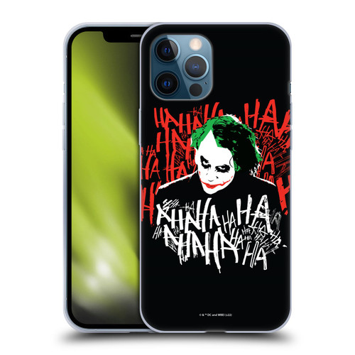 The Dark Knight Graphics Joker Laugh Soft Gel Case for Apple iPhone 12 Pro Max