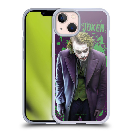 The Dark Knight Graphics Character Art Soft Gel Case for Apple iPhone 13