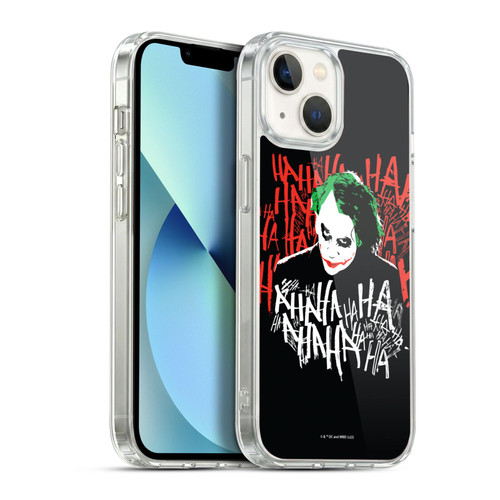 The Dark Knight Graphics Joker Laugh Soft Gel Case for Apple iPhone 13