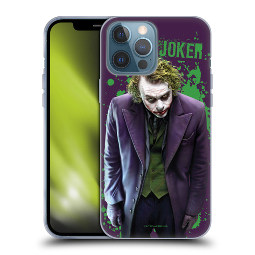 The Dark Knight Graphics Character Art Soft Gel Case for Apple iPhone 13 Pro Max
