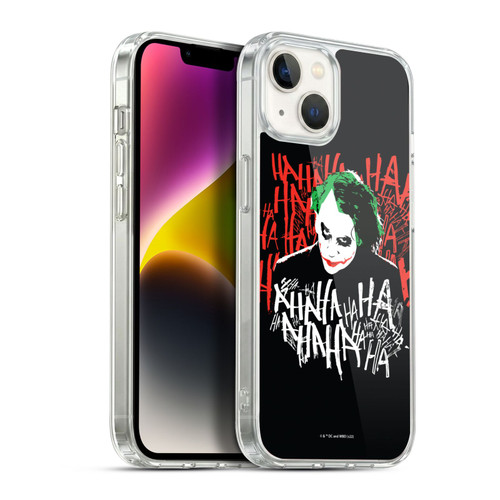 The Dark Knight Graphics Joker Laugh Soft Gel Case for Apple iPhone 14 Plus