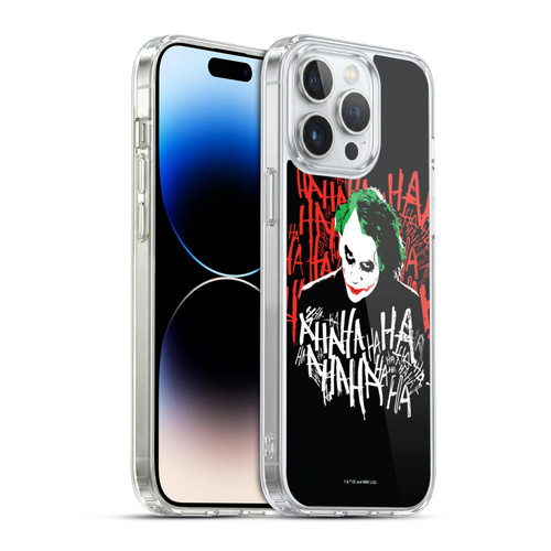 The Dark Knight Graphics Joker Laugh Soft Gel Case for Apple iPhone 14 Pro Max