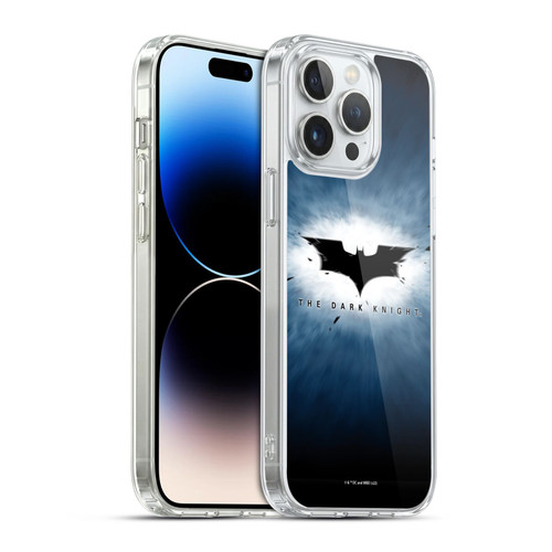 The Dark Knight Graphics Logo Soft Gel Case for Apple iPhone 14 Pro Max