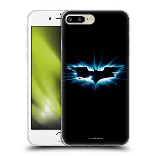 The Dark Knight Graphics Logo Black Soft Gel Case for Apple iPhone 7 Plus / iPhone 8 Plus