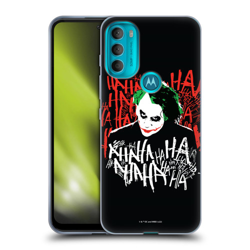 The Dark Knight Graphics Joker Laugh Soft Gel Case for Motorola Moto G71 5G