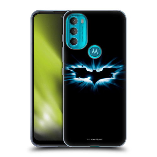 The Dark Knight Graphics Logo Black Soft Gel Case for Motorola Moto G71 5G