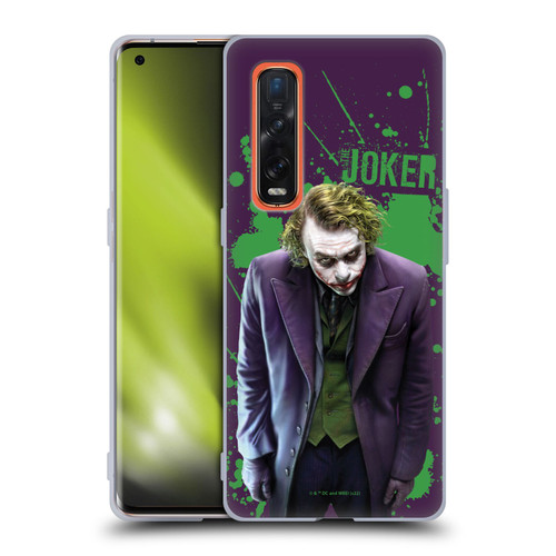 The Dark Knight Graphics Character Art Soft Gel Case for OPPO Find X2 Pro 5G