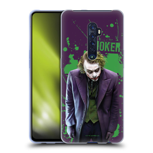 The Dark Knight Graphics Character Art Soft Gel Case for OPPO Reno 2