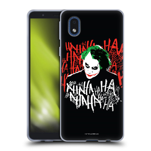 The Dark Knight Graphics Joker Laugh Soft Gel Case for Samsung Galaxy A01 Core (2020)