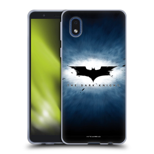 The Dark Knight Graphics Logo Soft Gel Case for Samsung Galaxy A01 Core (2020)