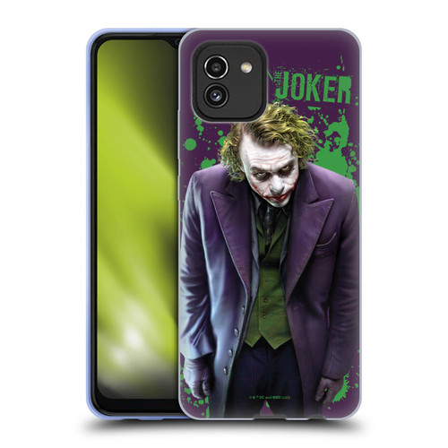 The Dark Knight Graphics Character Art Soft Gel Case for Samsung Galaxy A03 (2021)