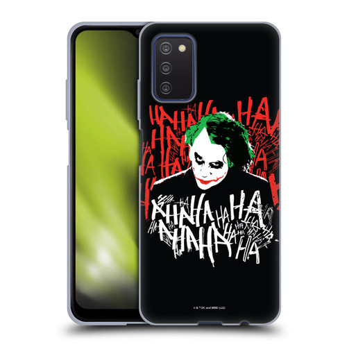 The Dark Knight Graphics Joker Laugh Soft Gel Case for Samsung Galaxy A03s (2021)