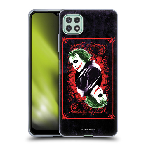 The Dark Knight Graphics Joker Card Soft Gel Case for Samsung Galaxy A22 5G / F42 5G (2021)
