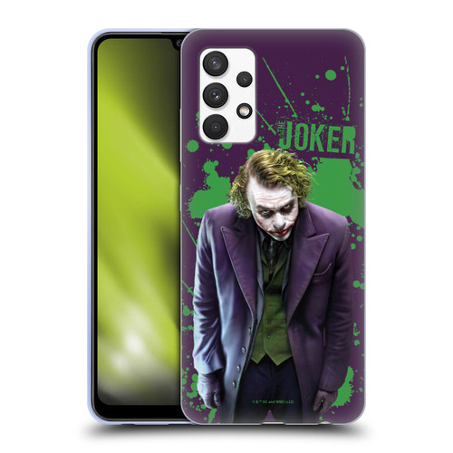 The Dark Knight Graphics Character Art Soft Gel Case for Samsung Galaxy A32 (2021)