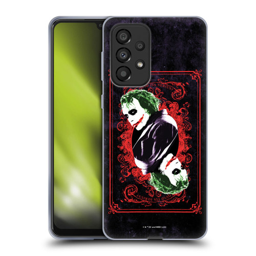 The Dark Knight Graphics Joker Card Soft Gel Case for Samsung Galaxy A33 5G (2022)
