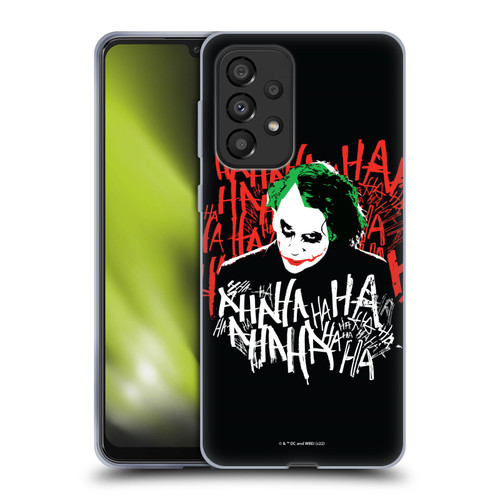 The Dark Knight Graphics Joker Laugh Soft Gel Case for Samsung Galaxy A33 5G (2022)