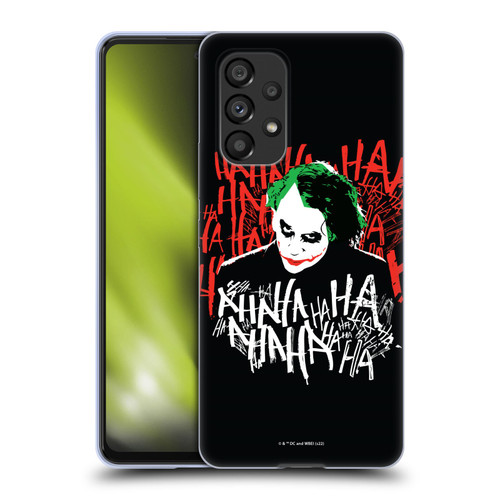 The Dark Knight Graphics Joker Laugh Soft Gel Case for Samsung Galaxy A53 5G (2022)