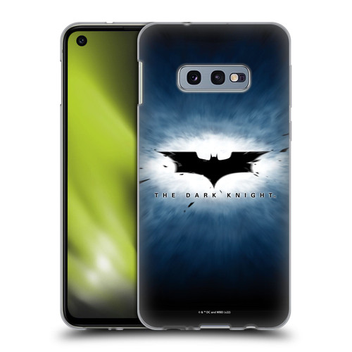 The Dark Knight Graphics Logo Soft Gel Case for Samsung Galaxy S10e