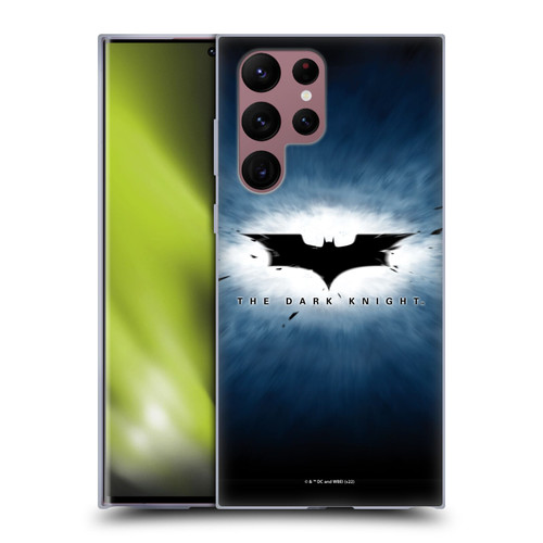 The Dark Knight Graphics Logo Soft Gel Case for Samsung Galaxy S22 Ultra 5G
