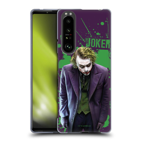 The Dark Knight Graphics Character Art Soft Gel Case for Sony Xperia 1 III