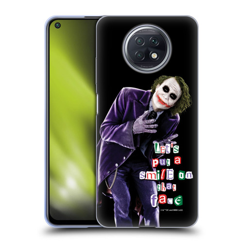 The Dark Knight Graphics Joker Put A Smile Soft Gel Case for Xiaomi Redmi Note 9T 5G