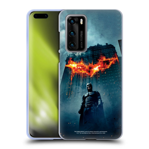 The Dark Knight Key Art Batman Poster Soft Gel Case for Huawei P40 5G