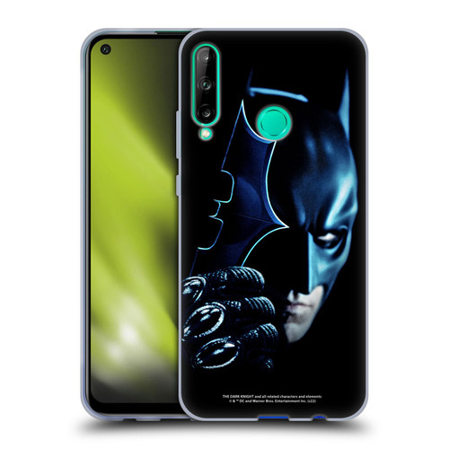 The Dark Knight Key Art Batman Batarang Soft Gel Case for Huawei P40 lite E