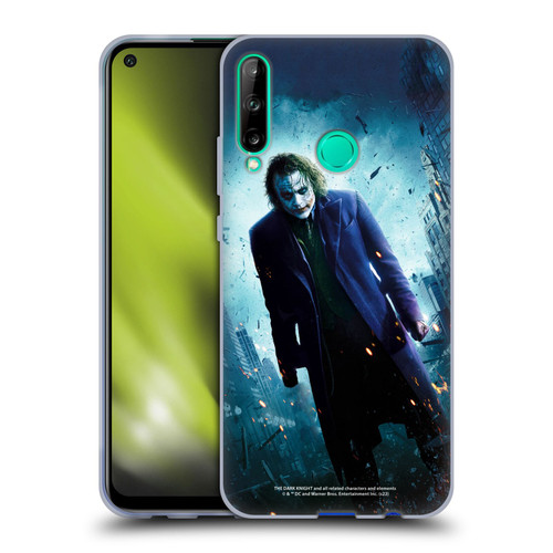 The Dark Knight Key Art Joker Poster Soft Gel Case for Huawei P40 lite E