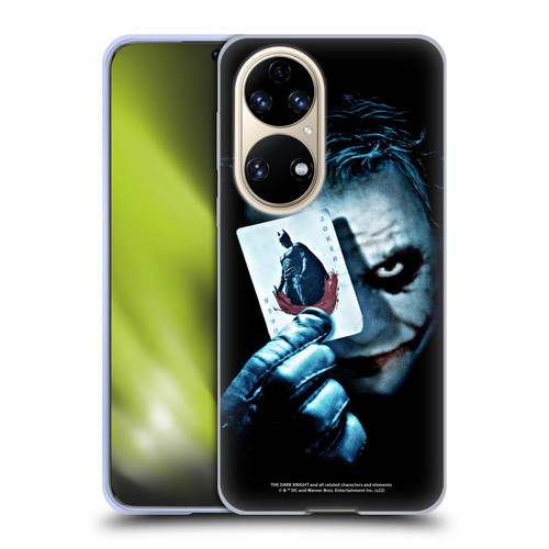The Dark Knight Key Art Joker Card Soft Gel Case for Huawei P50