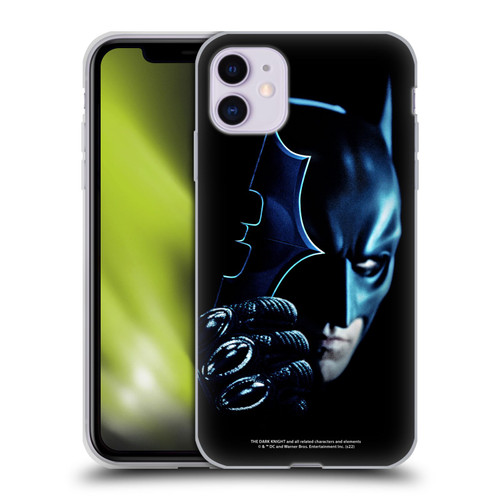 The Dark Knight Key Art Batman Batarang Soft Gel Case for Apple iPhone 11