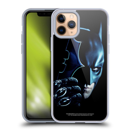 The Dark Knight Key Art Batman Batarang Soft Gel Case for Apple iPhone 11 Pro